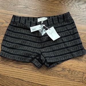 Joie Merci Caviar Tweed Mini Shorts Size 2